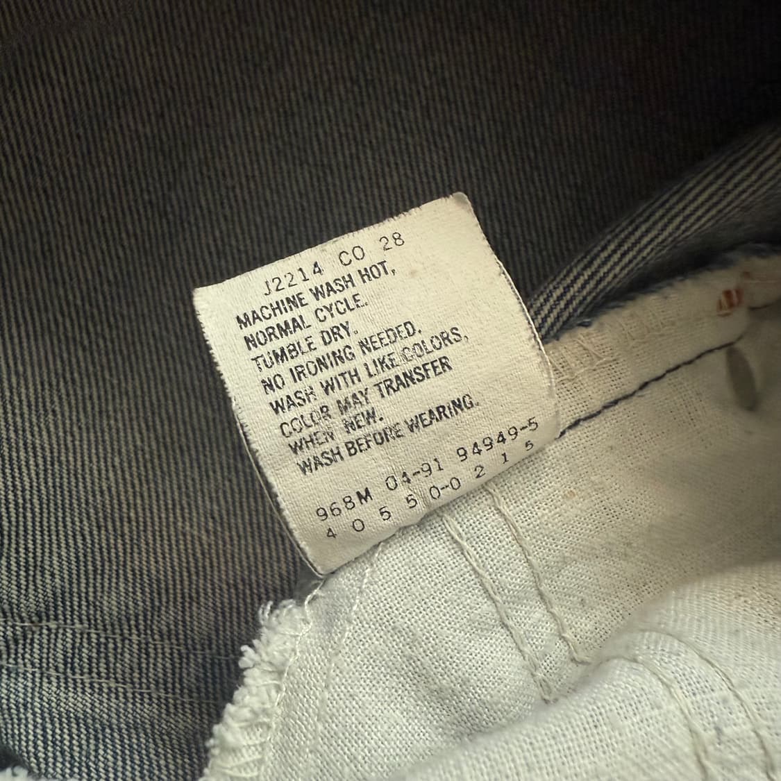 [36]Levi's 리바이스 550  90s 오렌지탭 데님 팬츠 -7 상품이미지5