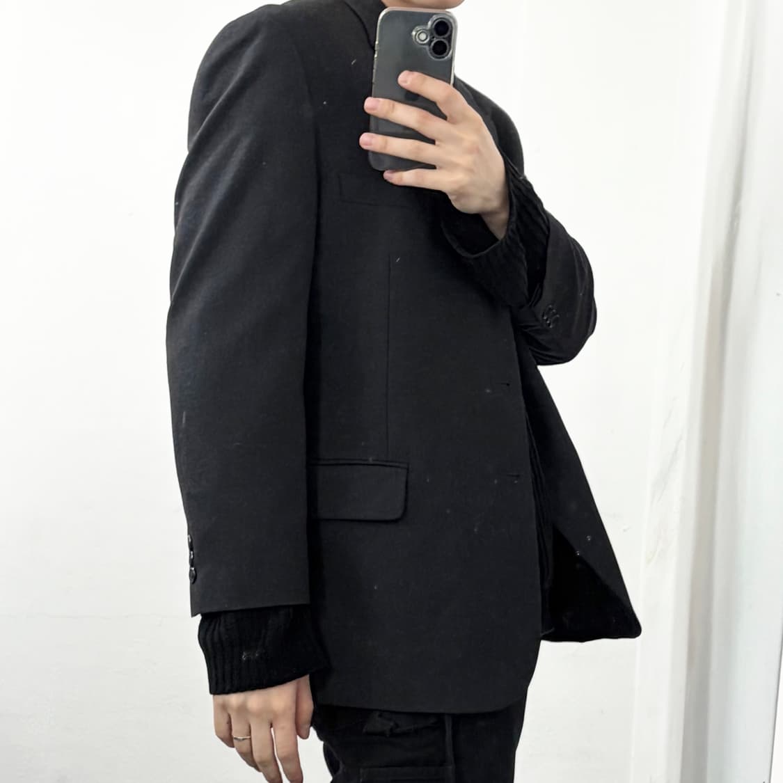 입생로랑 모직 블레이저 자켓 상품이미지2