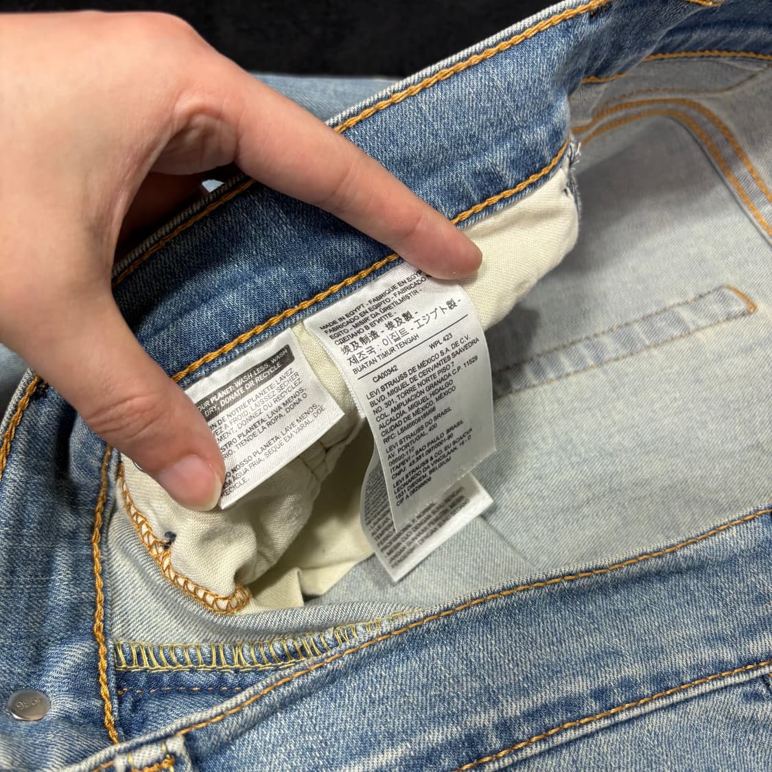36 리바이스541 연청 에슬레틱 데님팬츠 상품이미지4