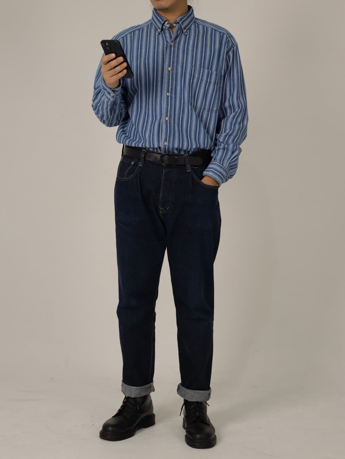 엘엘빈 스트라이프 셔츠 made in usa  상품이미지9