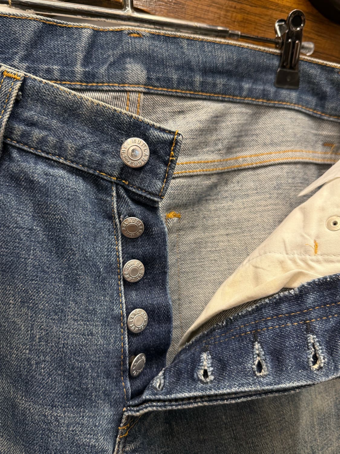 Helmut Lang 1998 Classic Raw Denim Pants 상품이미지5