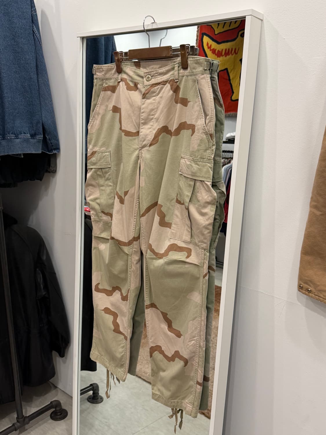 90s Military U.S.Army 미군 데저트 카모 BDU 필드팬츠 상품이미지1