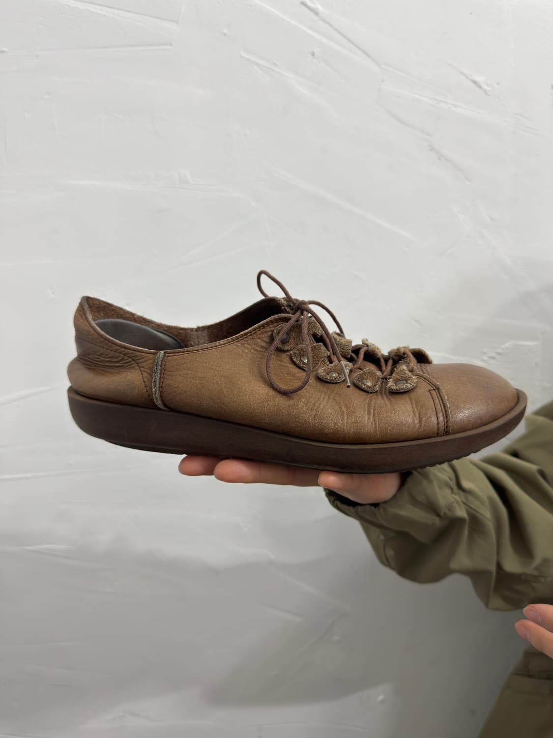 brown vintage leather shoes 상품이미지2