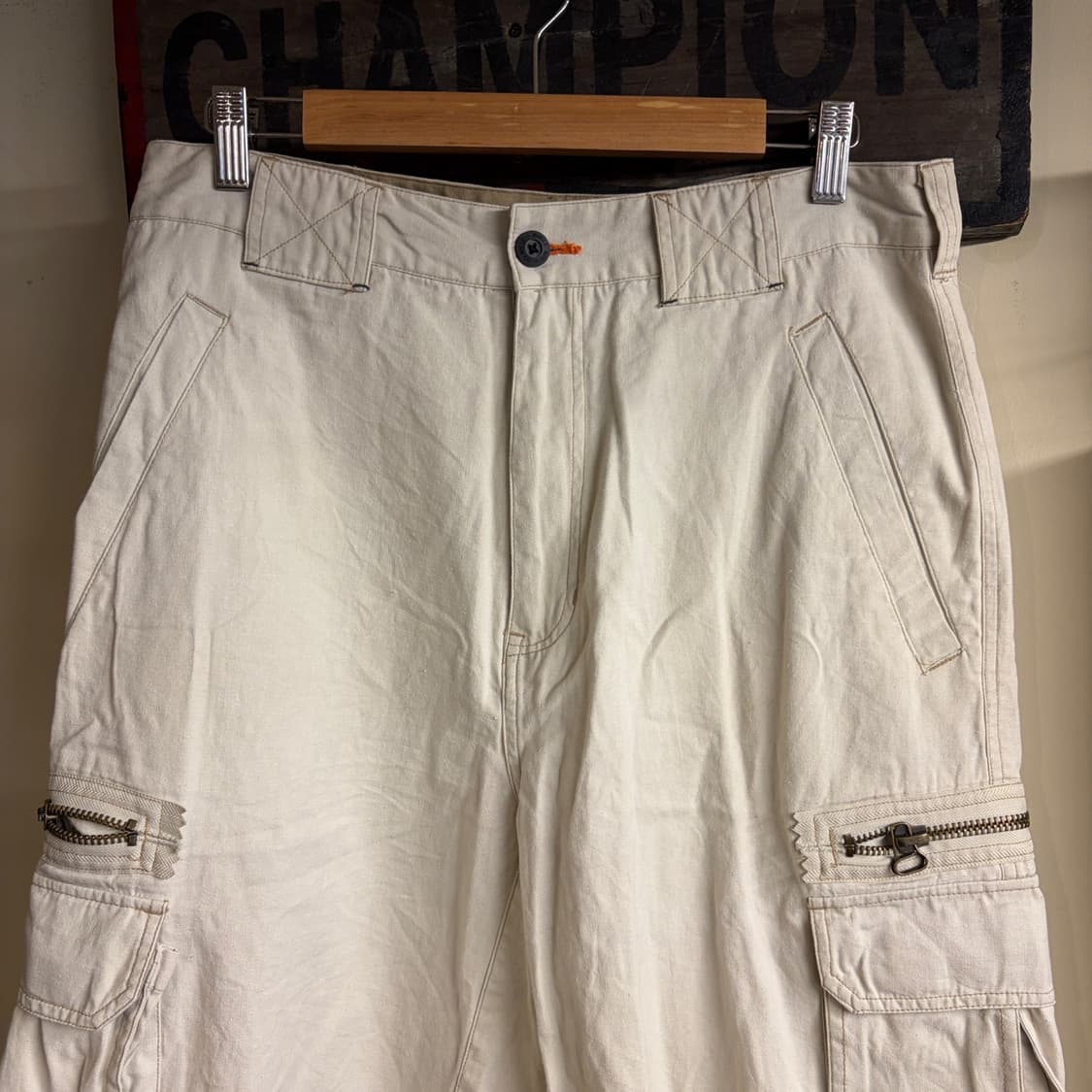 Bugle Boy Cargo Shorts White 33 Size 260 상품이미지2