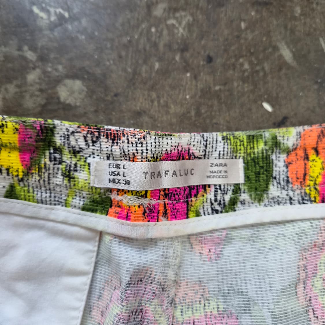 30) ZARA 자라 플라워 패턴 반바지 쇼츠 상품이미지3