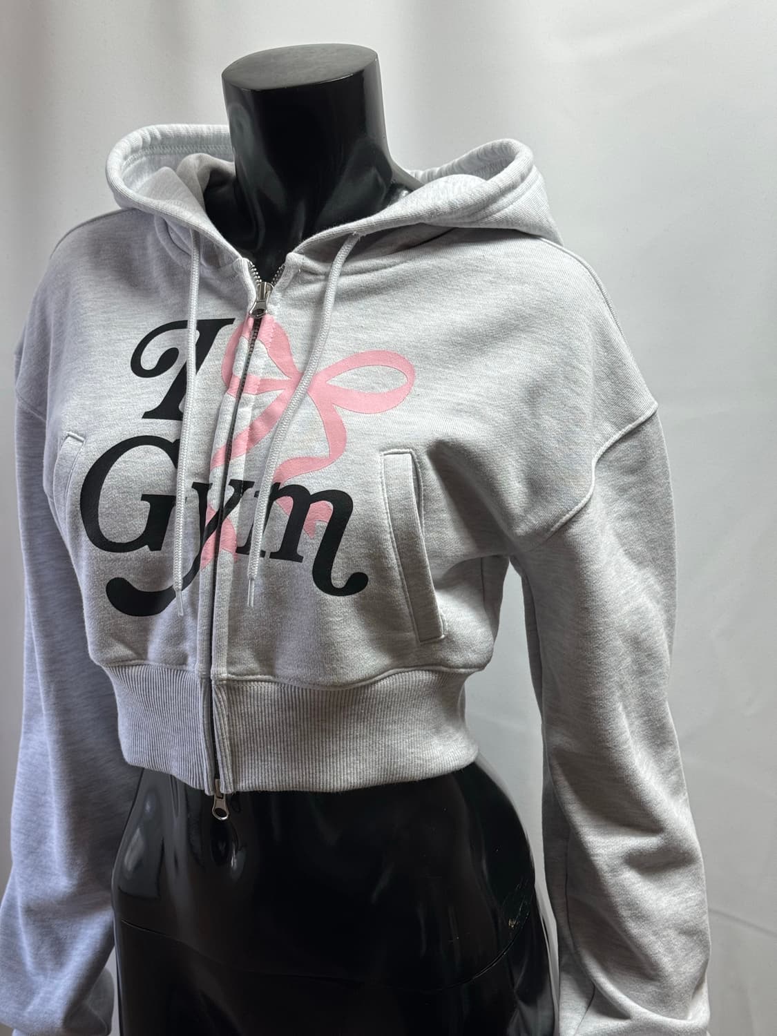 hdex / 우먼스 짐 크롭 후디 집업 상품이미지2