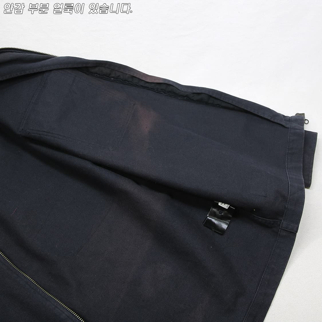 (착용컷) H&M 워크 집업 자켓 (남성용 100) 상품이미지8