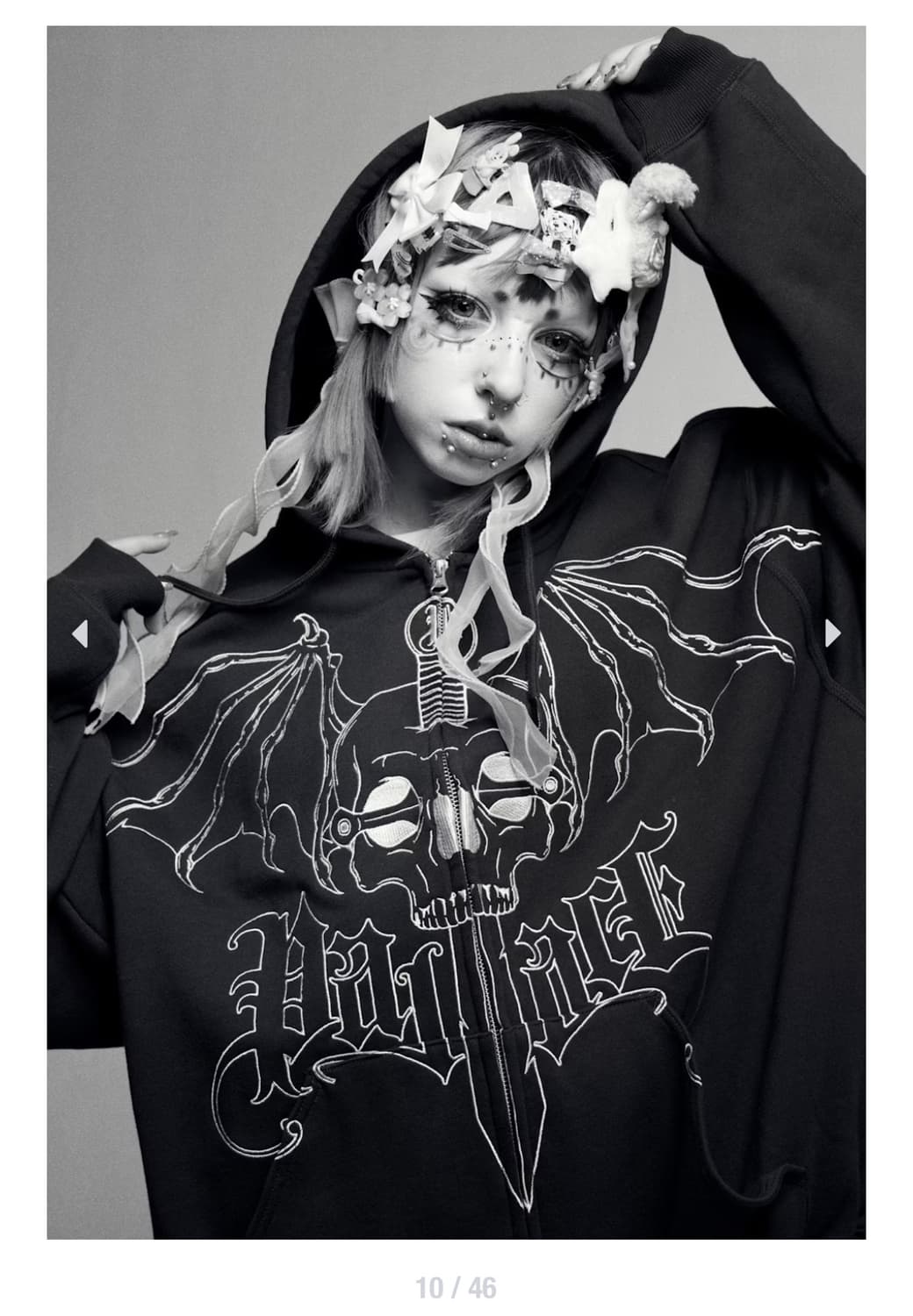 Palace Wingspan Triple Stitch Hood Black 상품이미지1