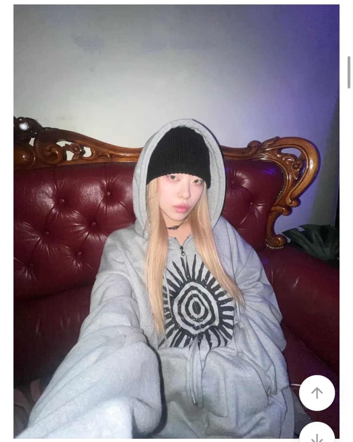 sun hooded zip-up 카키 상품이미지2