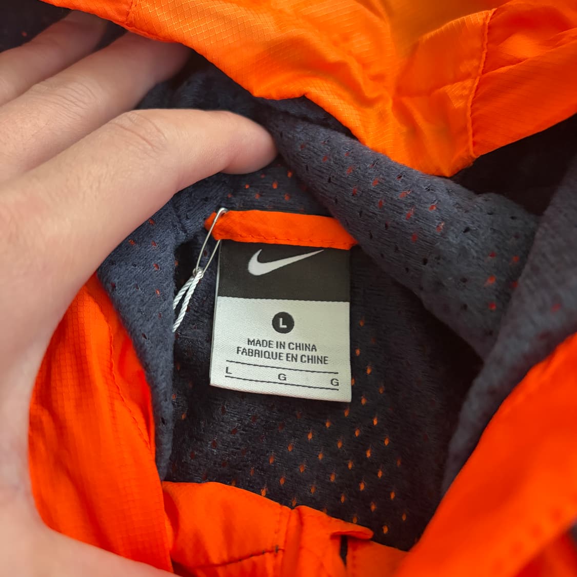 나이키 빈티지 러닝 테크니컬 원드브레이커 L 상품이미지7