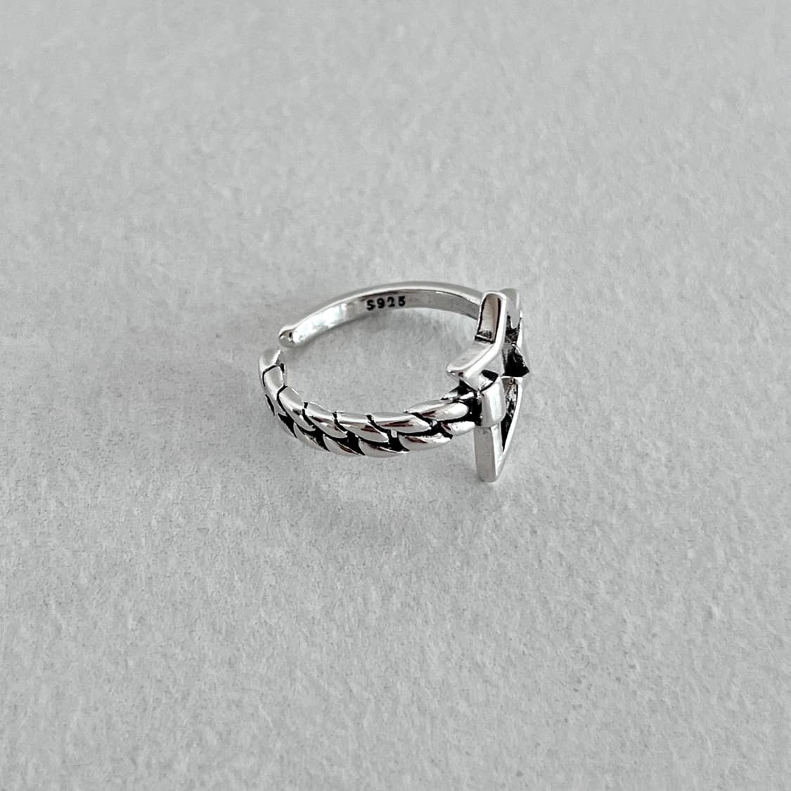 체인 스타 반지 상품이미지2