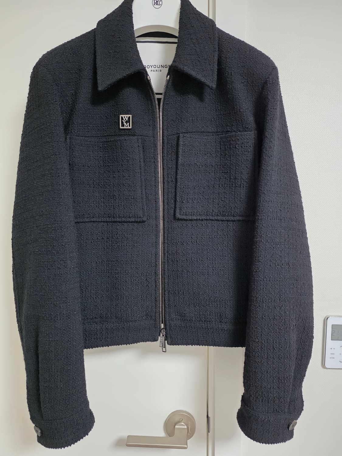 우영미/24SS 트위드 자켓 블랙/46 상품이미지1