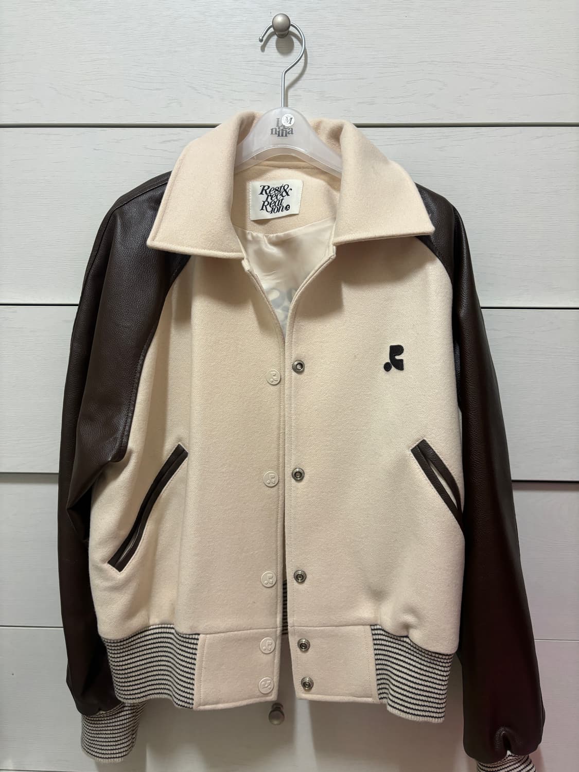 Rest & recreation RR LOGO WOOL BOMBER 상품이미지5