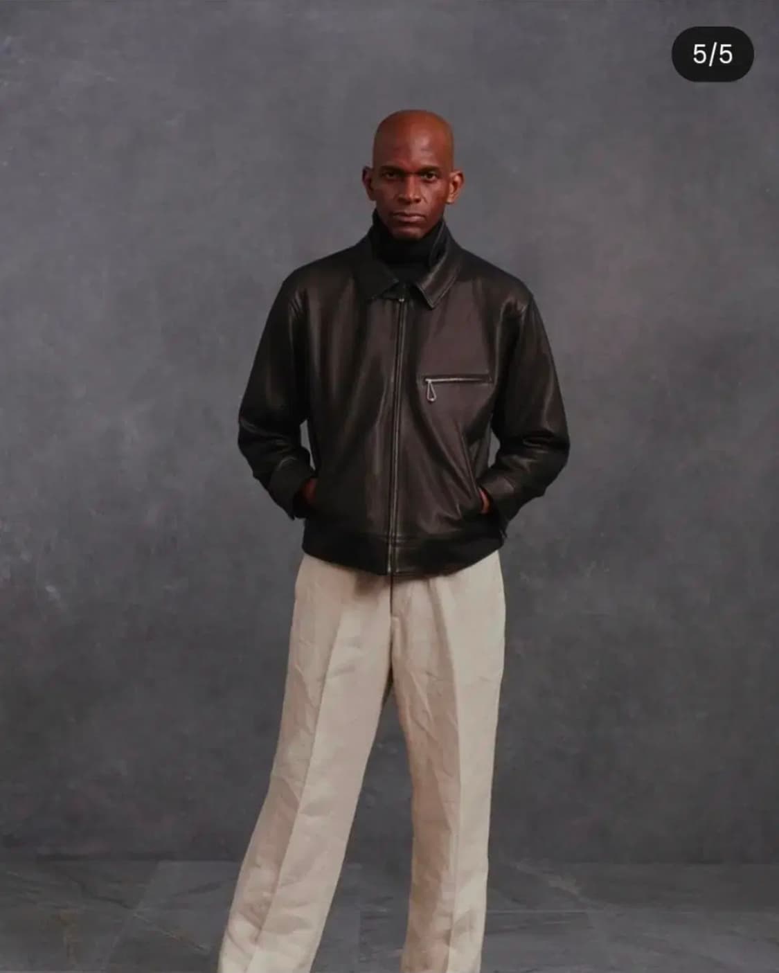 [36] 올드조 허큘러스 파티나 브라운 디어스킨 상품이미지5