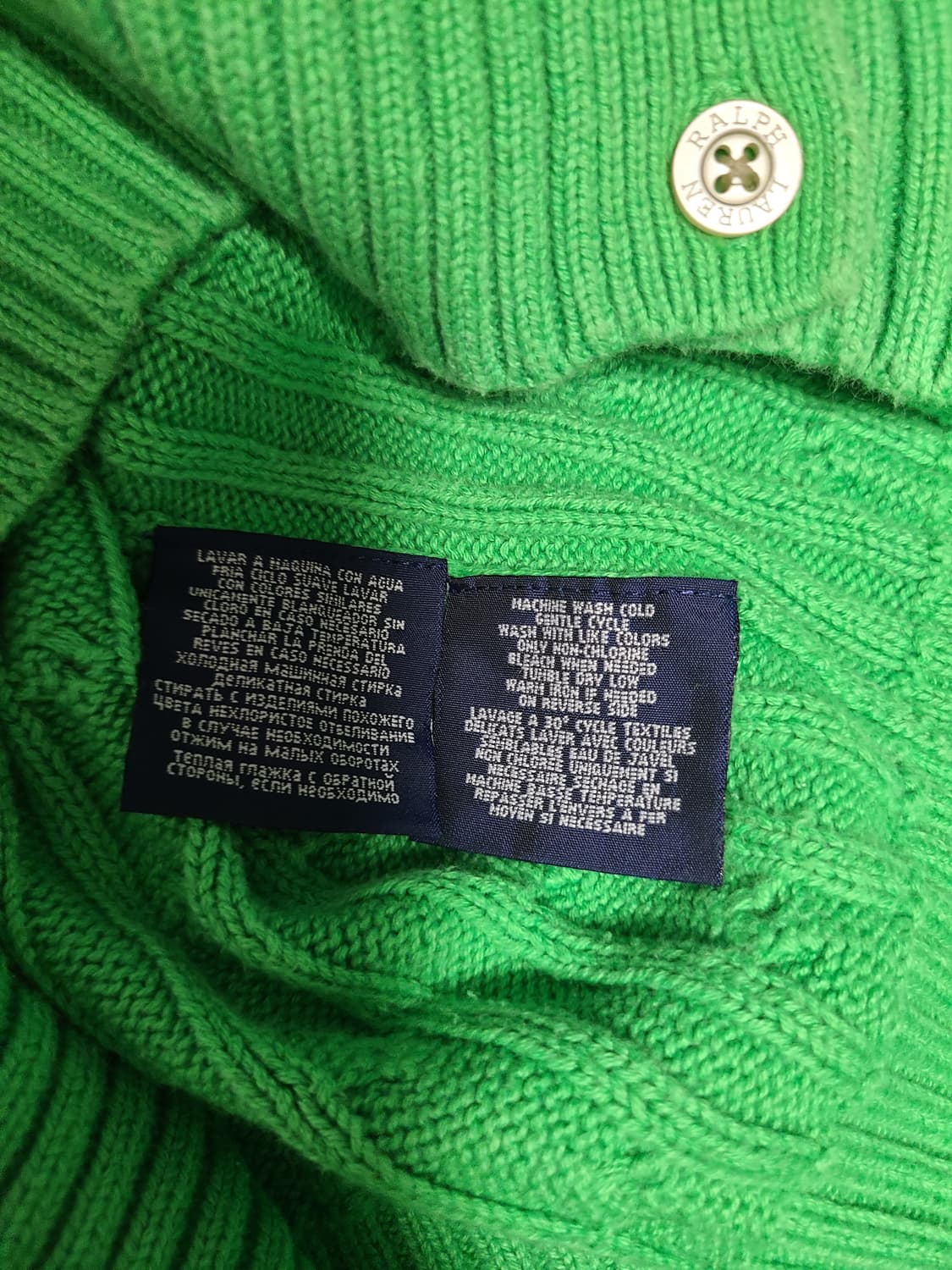 폴로랄프로렌 걸즈가디건 라지사이즈 상품이미지3