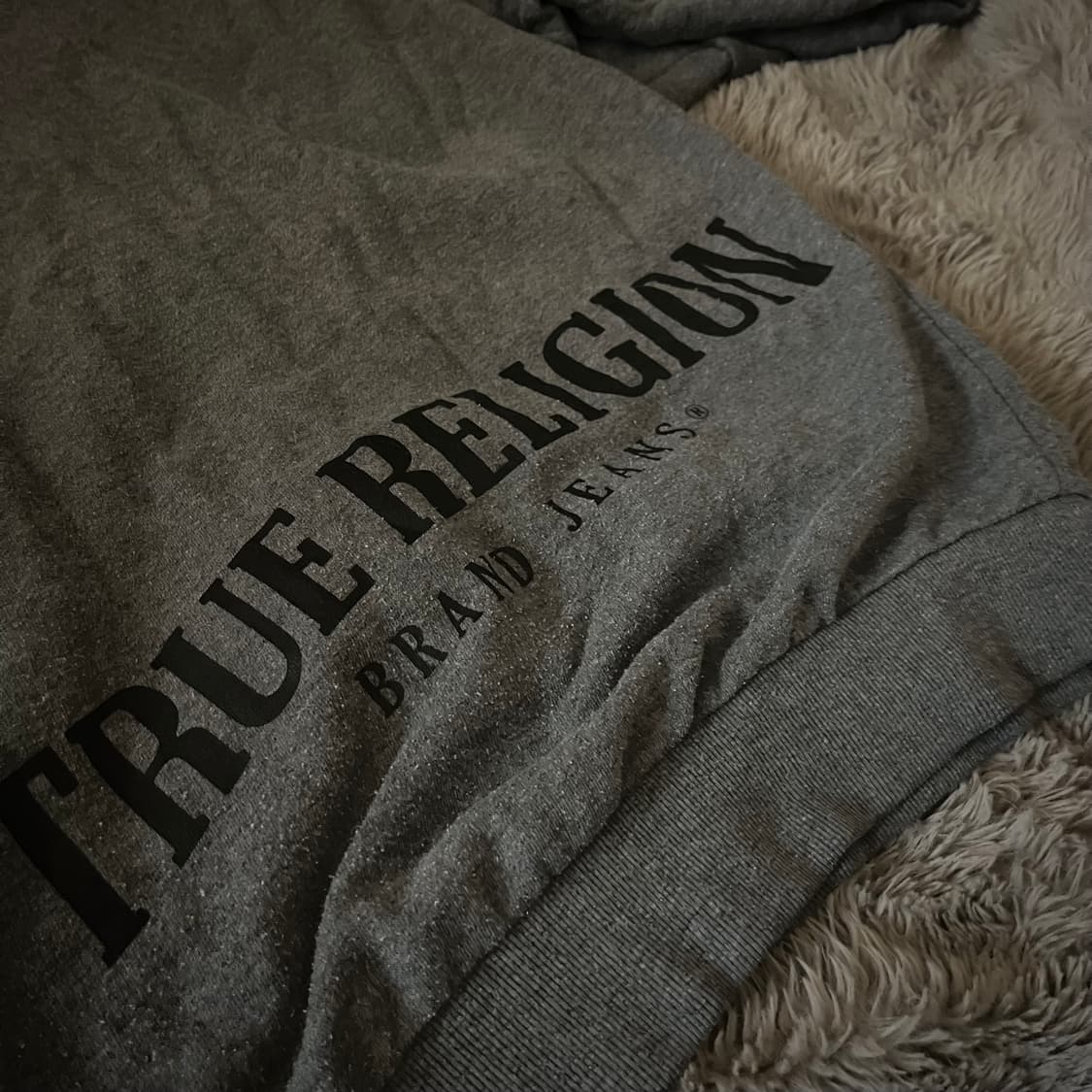 트루릴리전 그레이 후드집업 상품이미지2