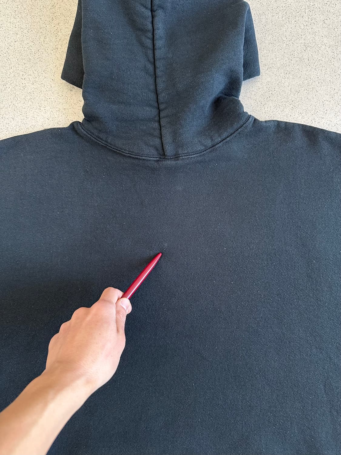 90s 빈티지 러셀 후드 블랙 XXL 상품이미지8