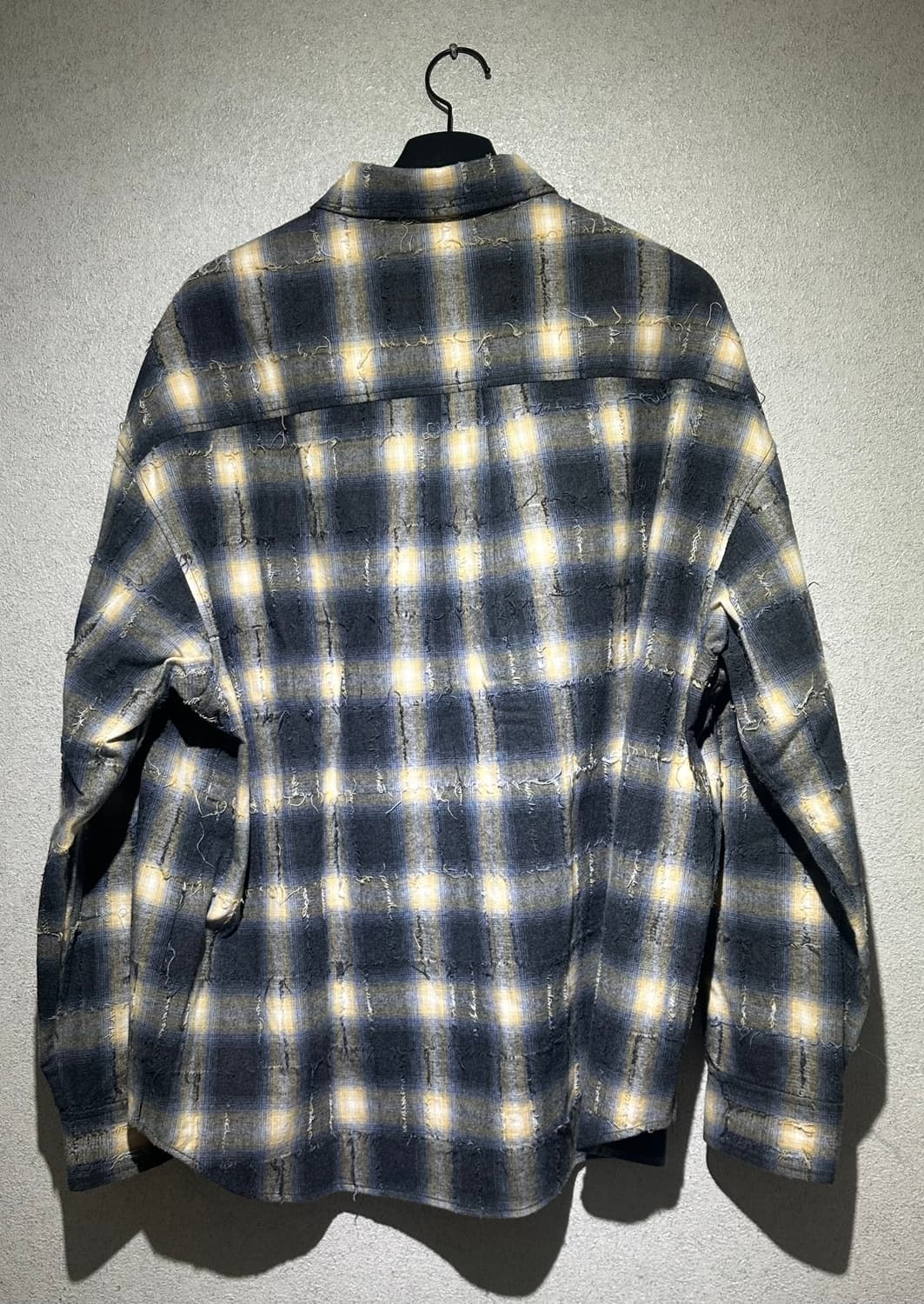 준지 그리드 니들셔츠48 새상품급 상품이미지2