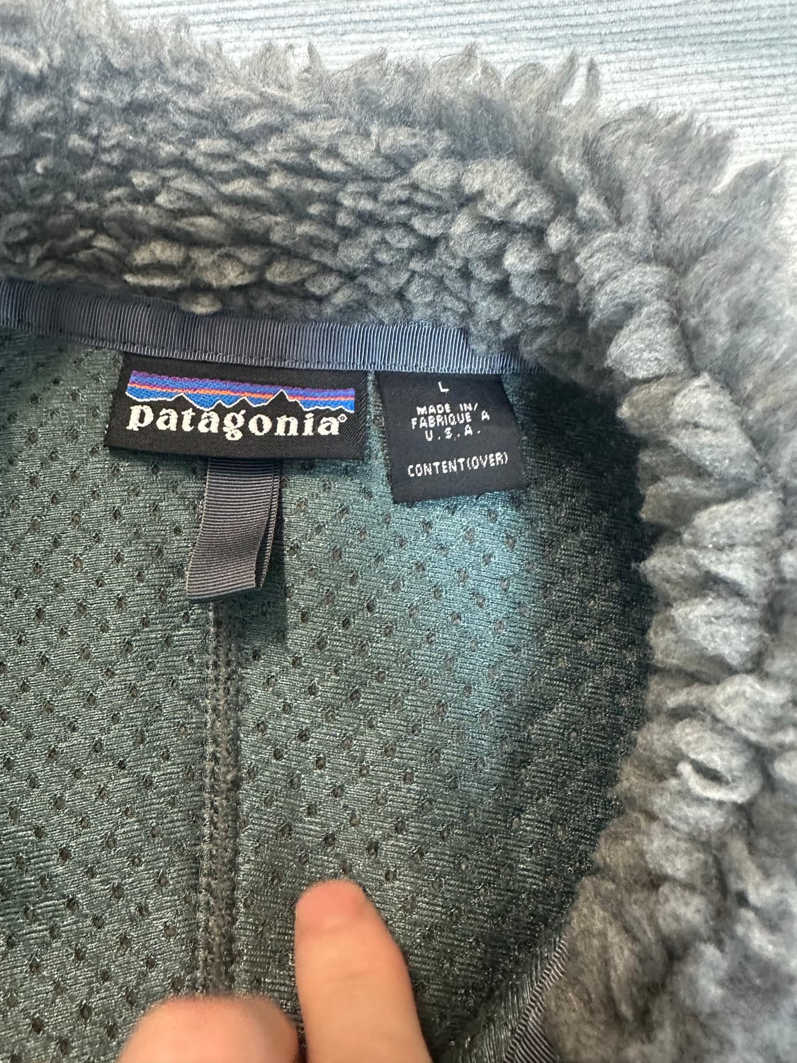 (L) 파타고니아 빈티지 딥파일 장모 그레이 상품이미지2