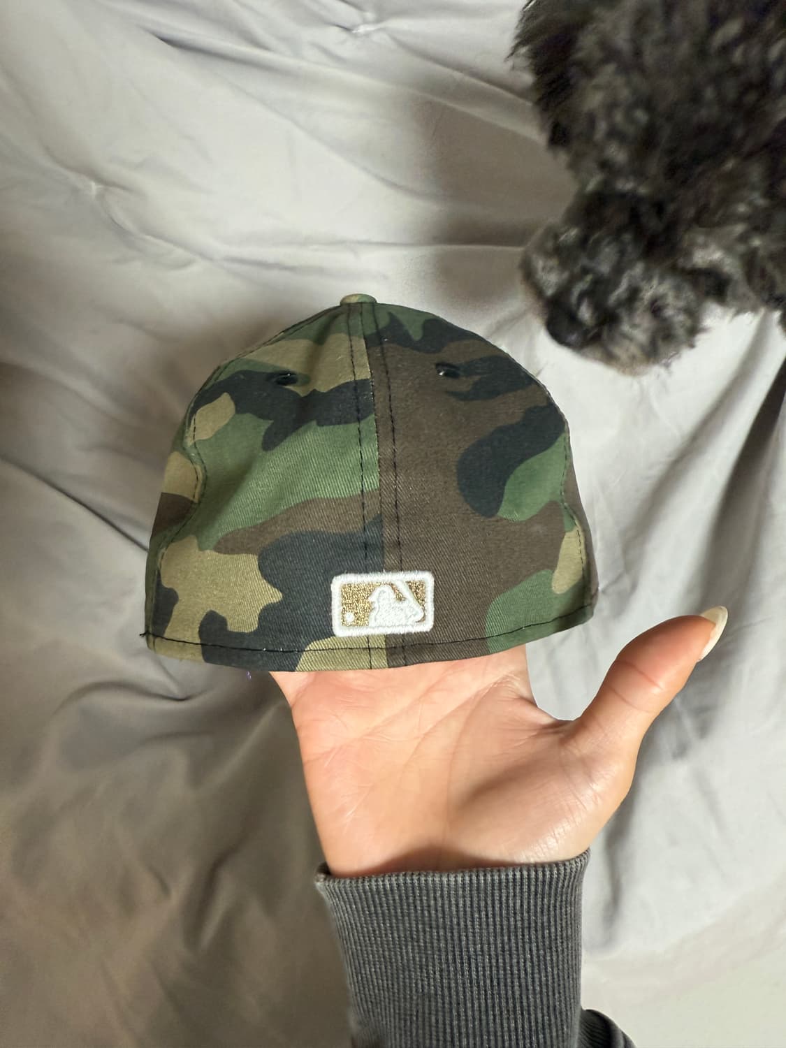 MLB LA 다저스 베이직 피티드캡 우드랜드 카모 상품이미지4