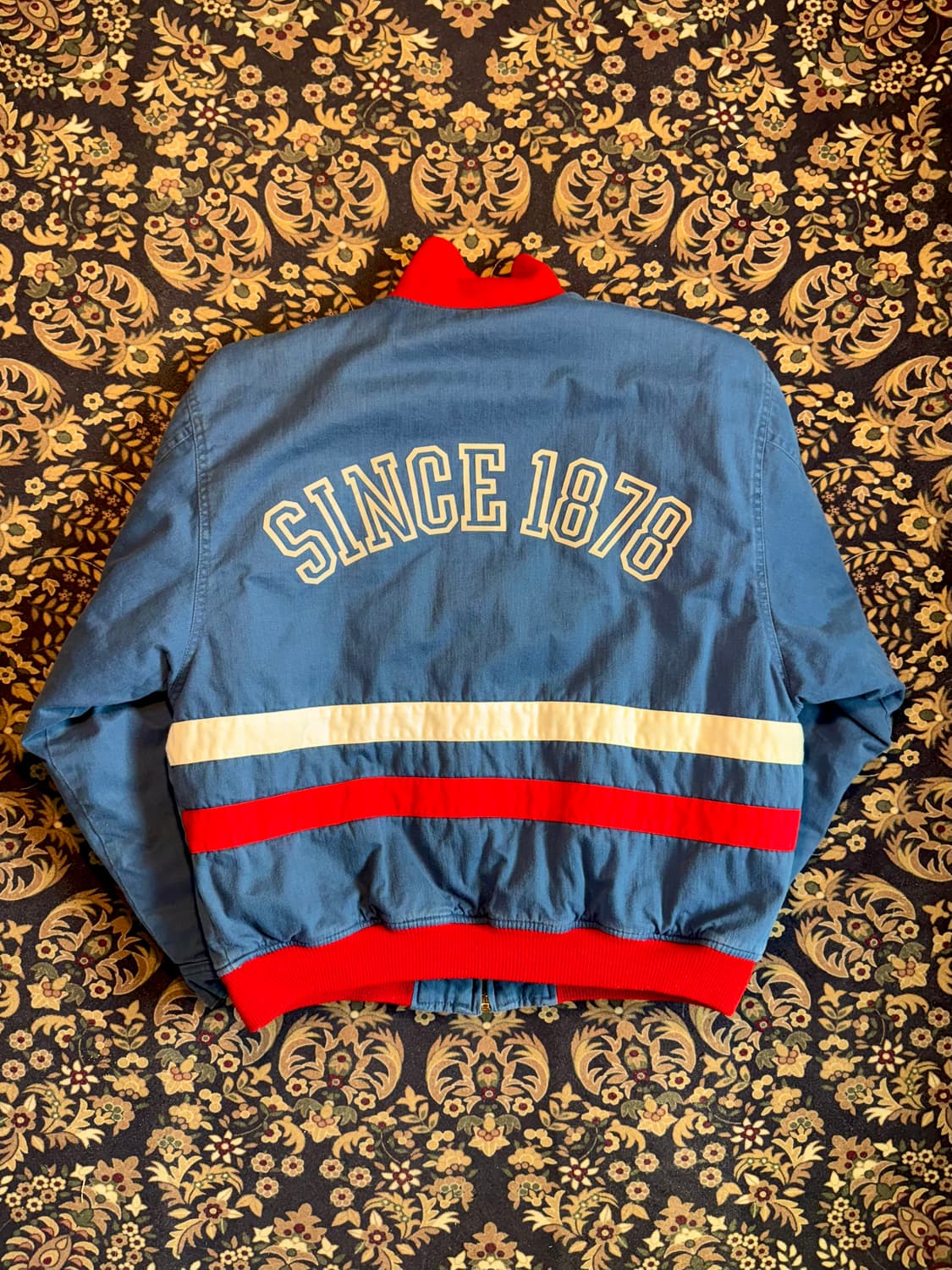 빈티지 BVD 봄버 블루종 자켓 상품이미지7