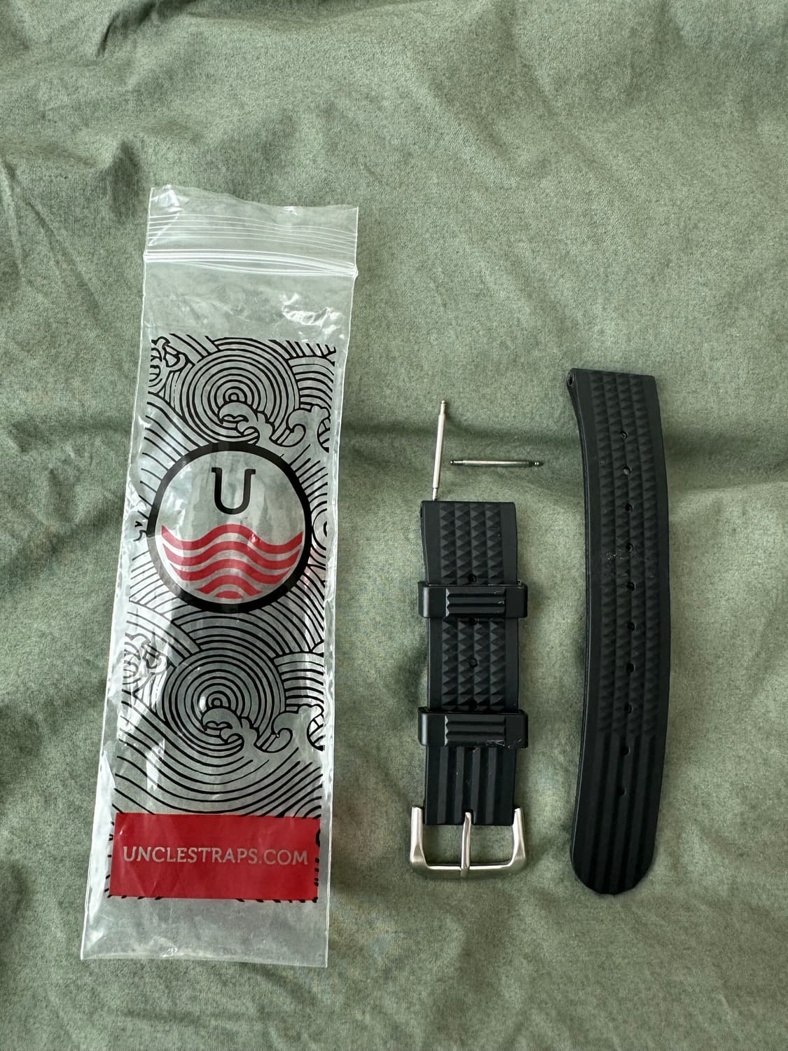 엉클세이코 와플 러버밴드 22mm 숏 상품이미지1