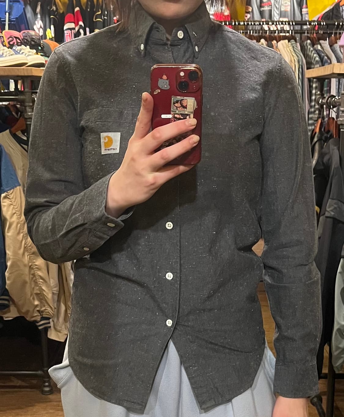 [HI] 칼하트 셔츠 그레이 상품이미지2