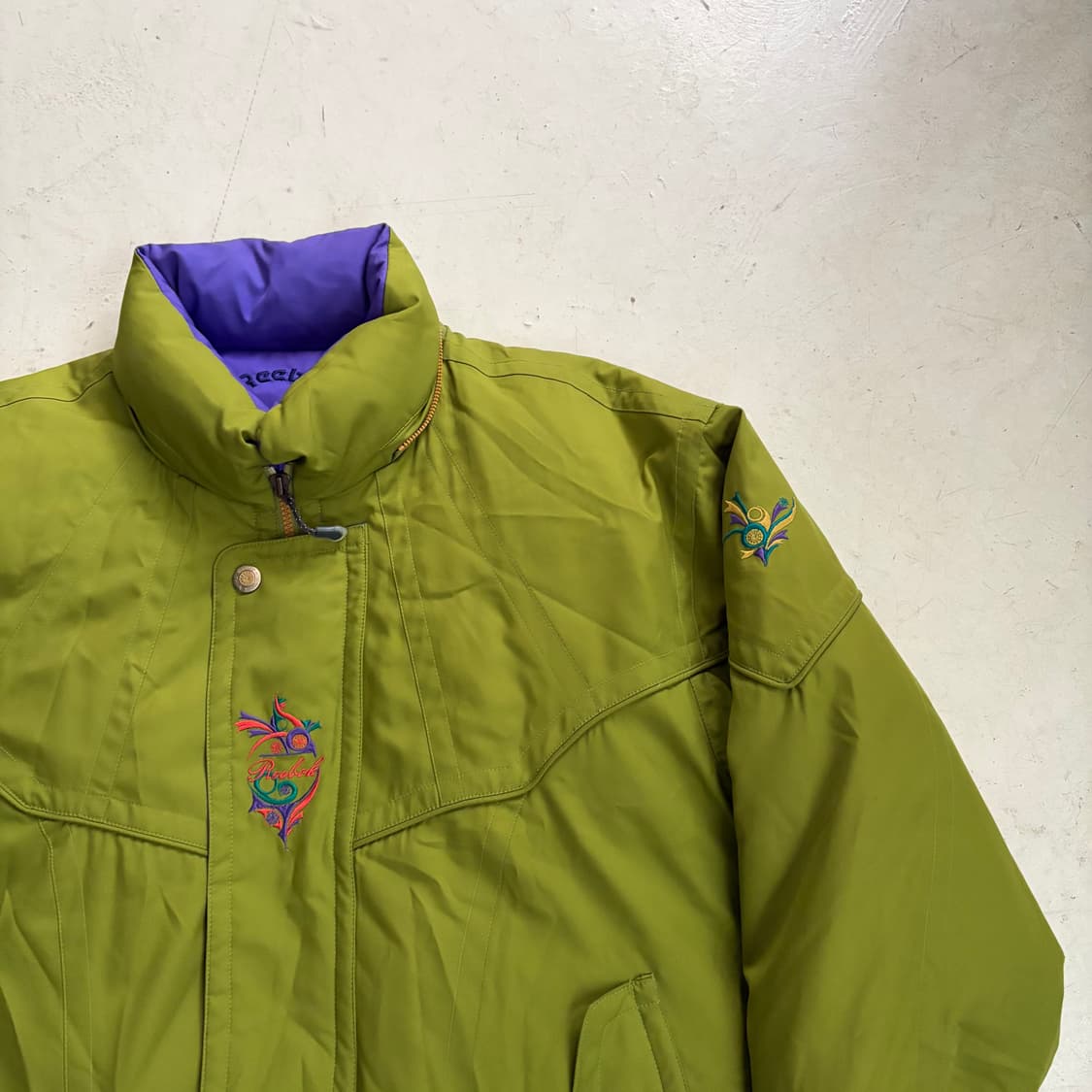 90s 리복 빈티지 올드스쿨 구스다운 패딩 자켓 XL 상품이미지2