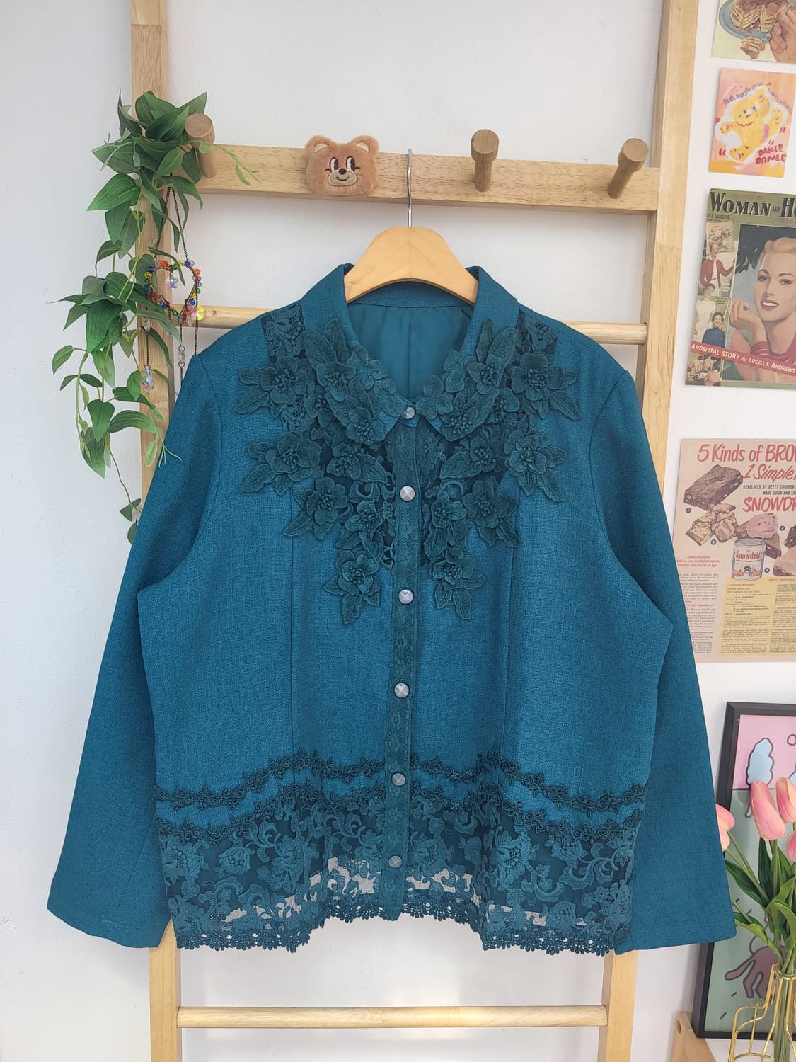 레이스 빈티지 자켓 상품이미지2