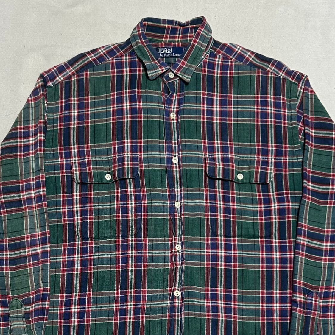 L 폴로랄프로렌 타탄체크 셔츠 상품이미지1
