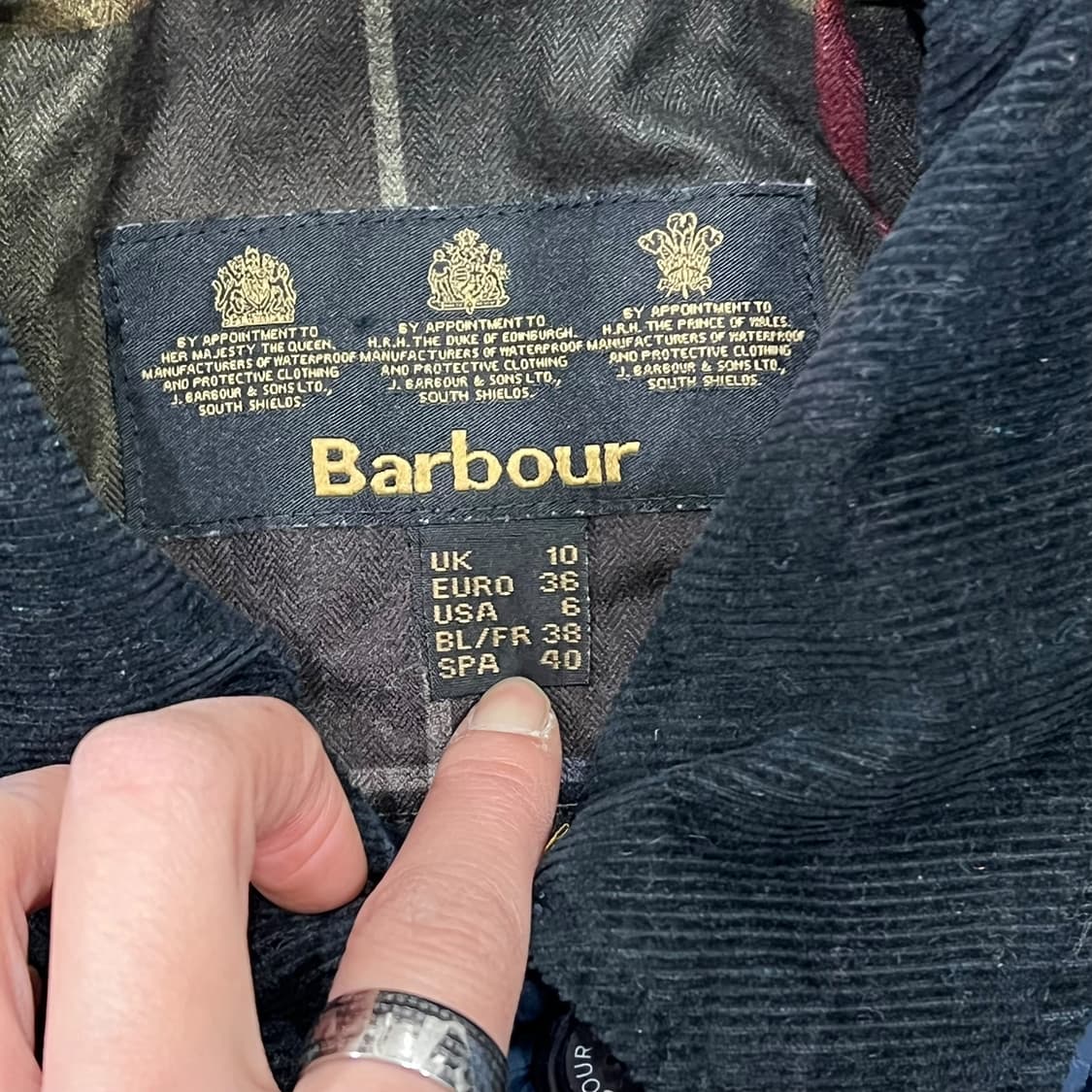 바버 워크 퀄팅자켓 s08745 상품이미지7