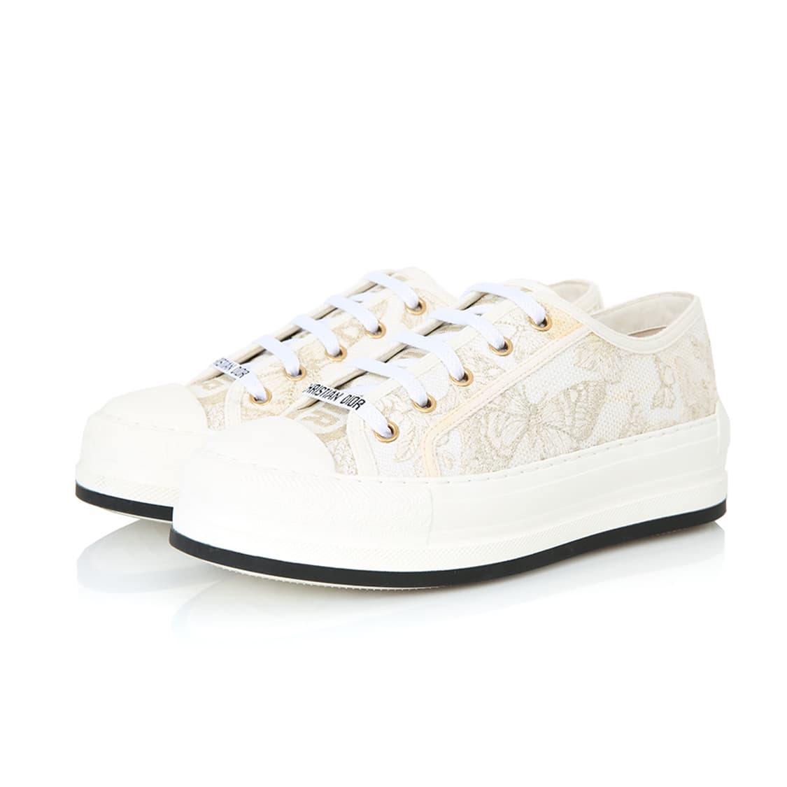 디올 워크앤디올 스니커즈 플랫폼 화이트 슈즈 KCK385ESR_S49K 상품이미지3