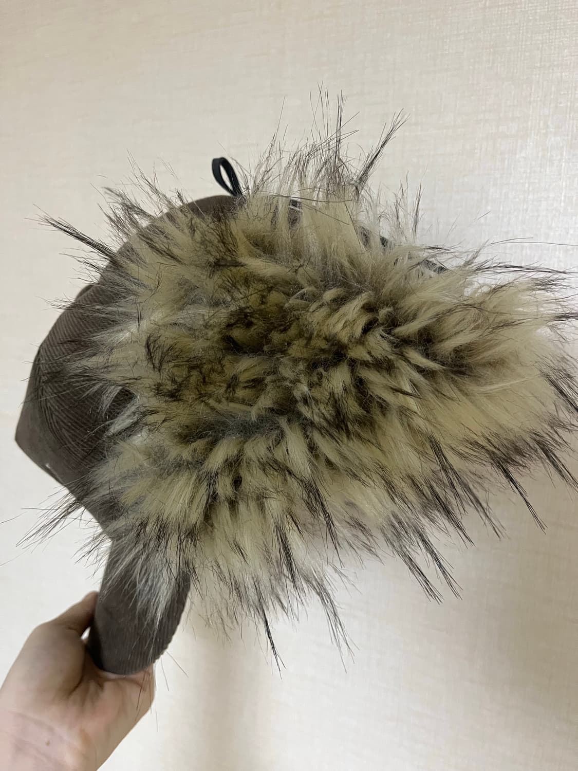 open yy faux fur earflap cap 오픈yy 모자 상품이미지6