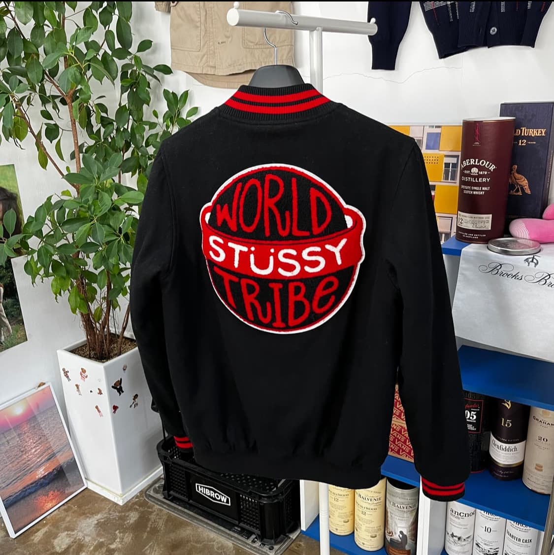 스투시 35주년 울 바시티 S 상품이미지2