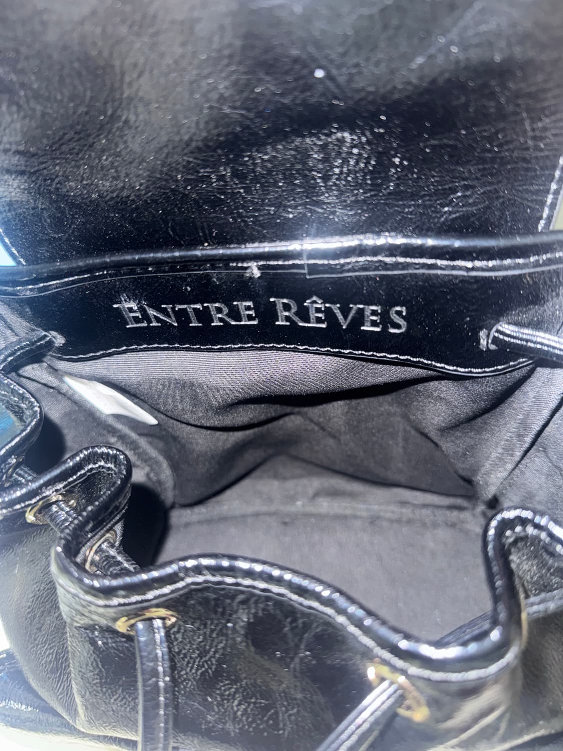 앙트레브 블랙 레더 백팩 상품이미지6