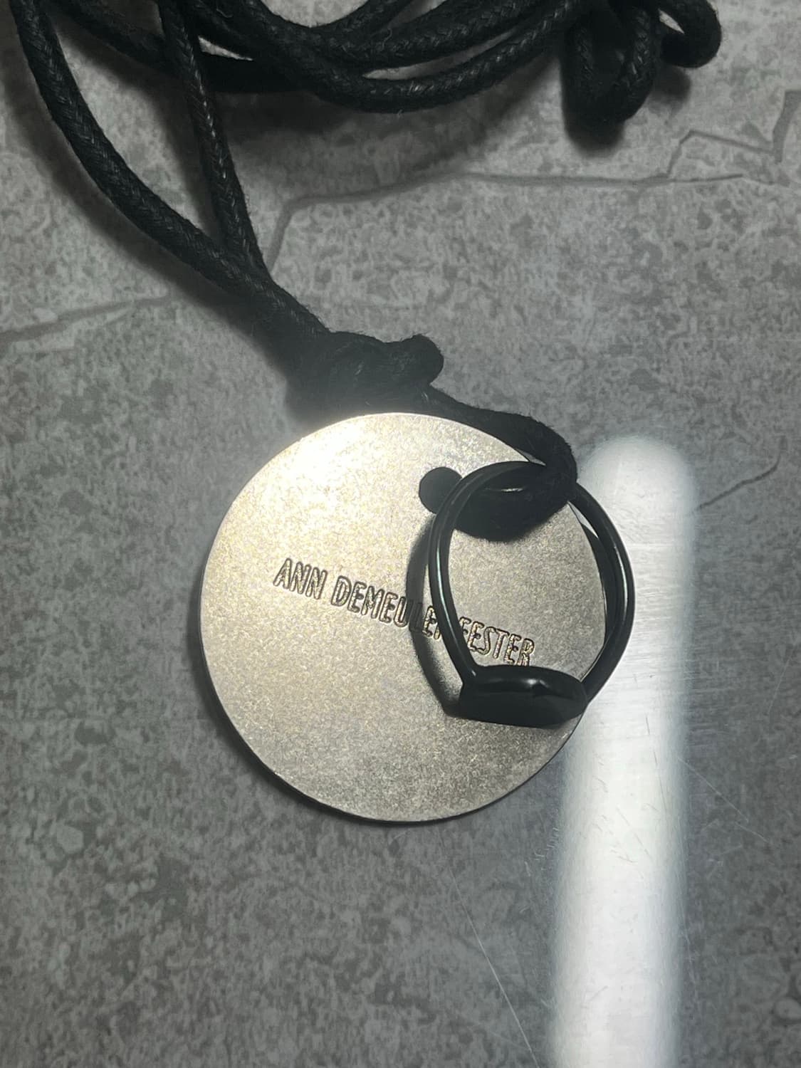 Ann Demeulemeester 앤드뮐미스터 ring&coin 목걸이 상품이미지3