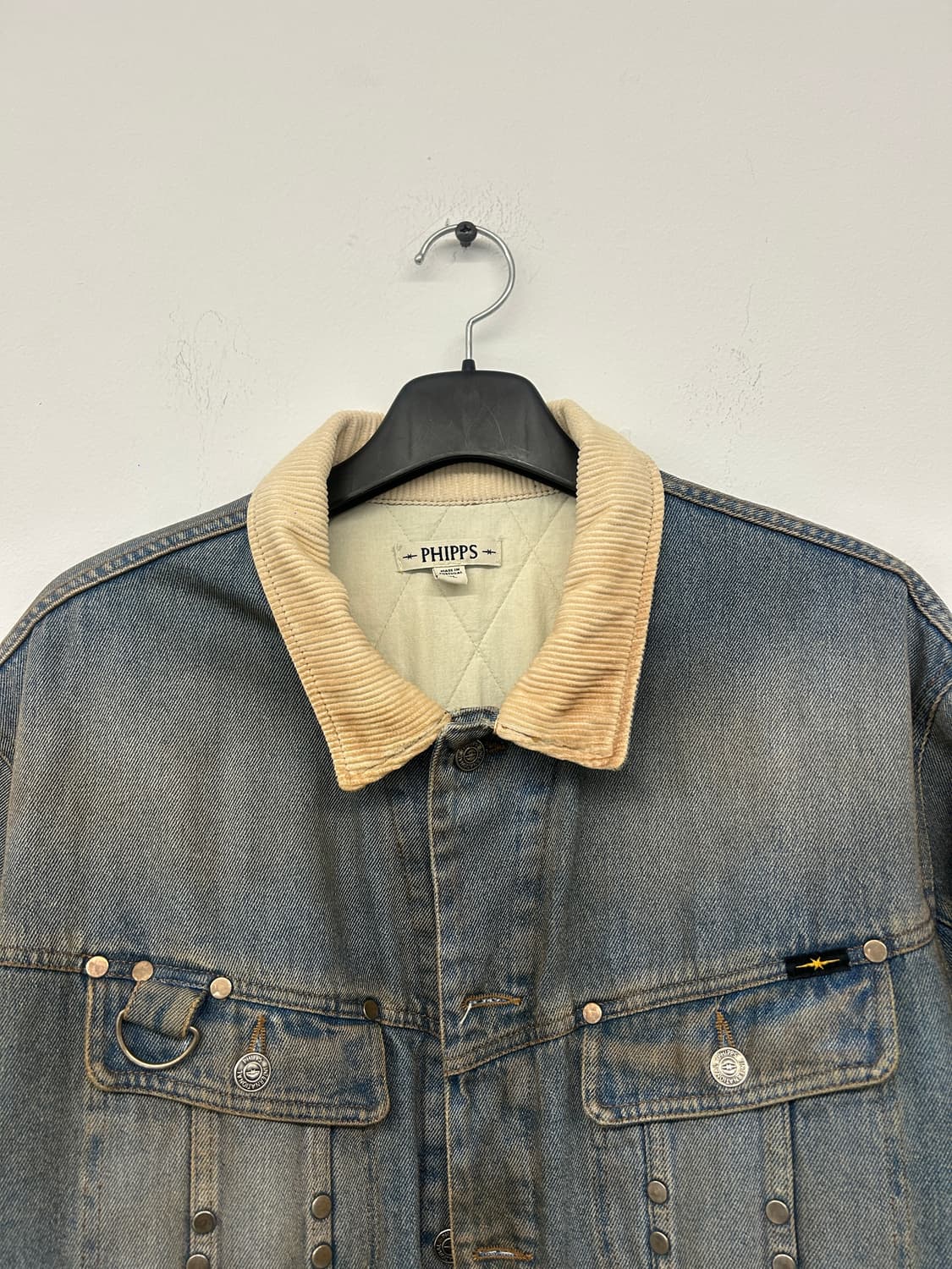 PHIPPS 핍스 스터드 데님 재킷 상품이미지2