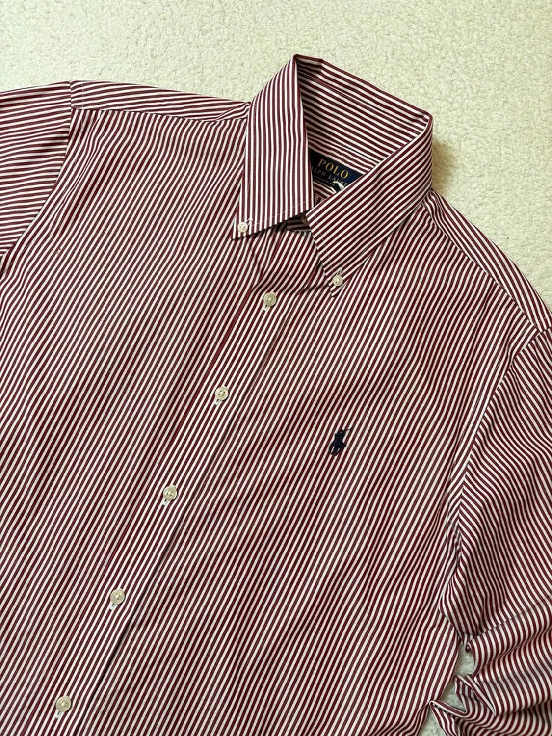 폴로 랄프로렌 큐알 스트라이프 베이직 셔츠 PN6478 상품이미지2