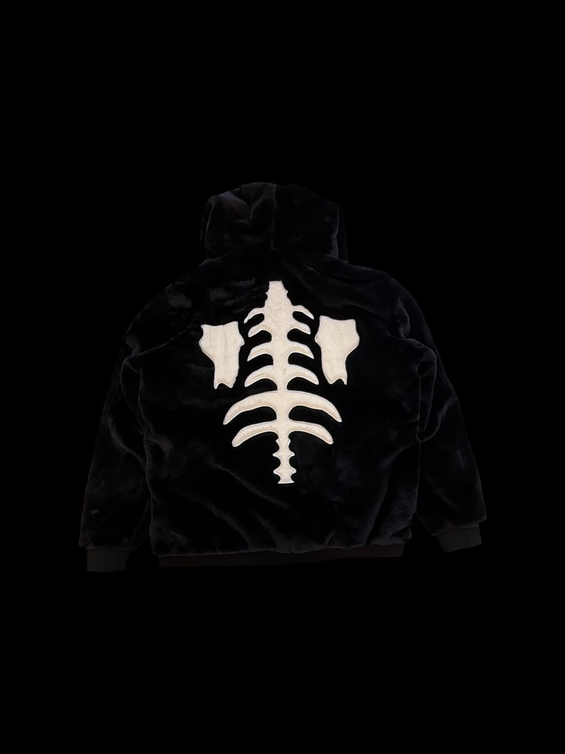 반슨 퍼 스켈레톤 후드집업 상품이미지2