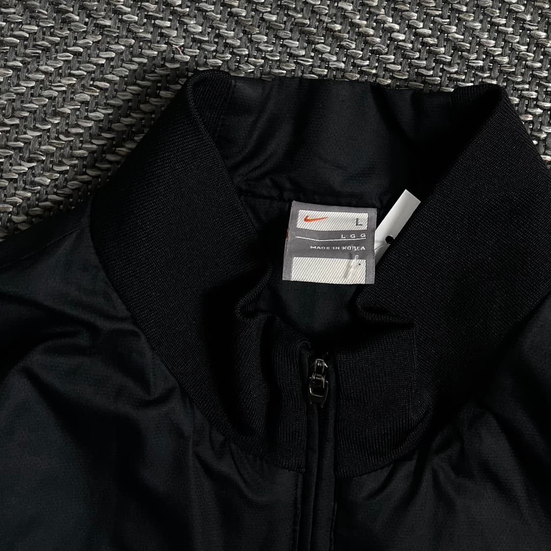 나이키 올드스쿨 스우시 바람막이 자켓 블랙y 4245 상품이미지7