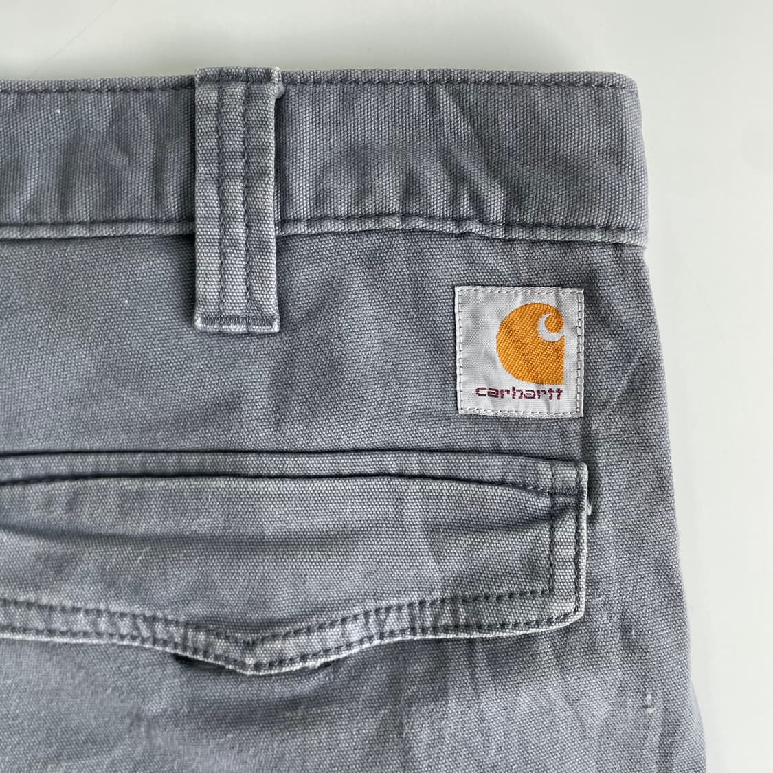 Carhatt  칼하트 워시드 그레이 워크 카고 하프팬츠 상품이미지5