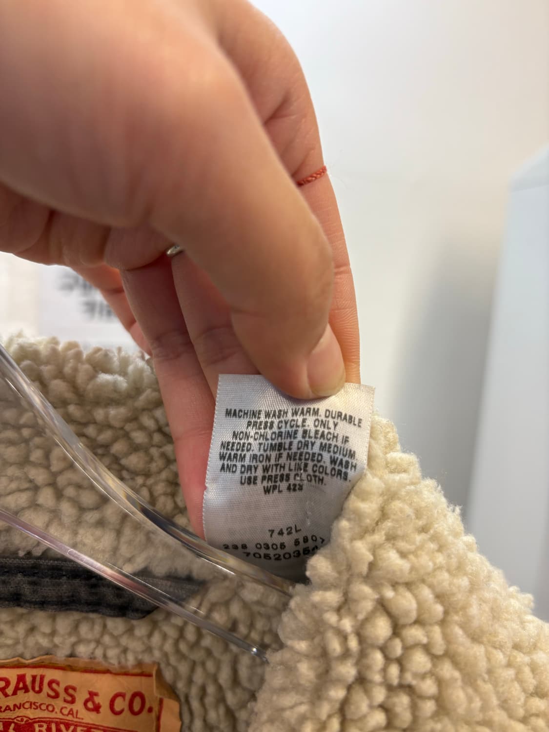 LEVI'S chacoal fleece trucker jk 상품이미지9