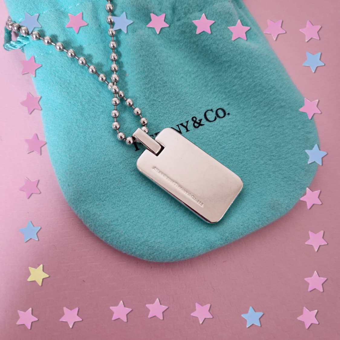 티파니앤코 한정판 태그 목걸이 팝니다 상품이미지2