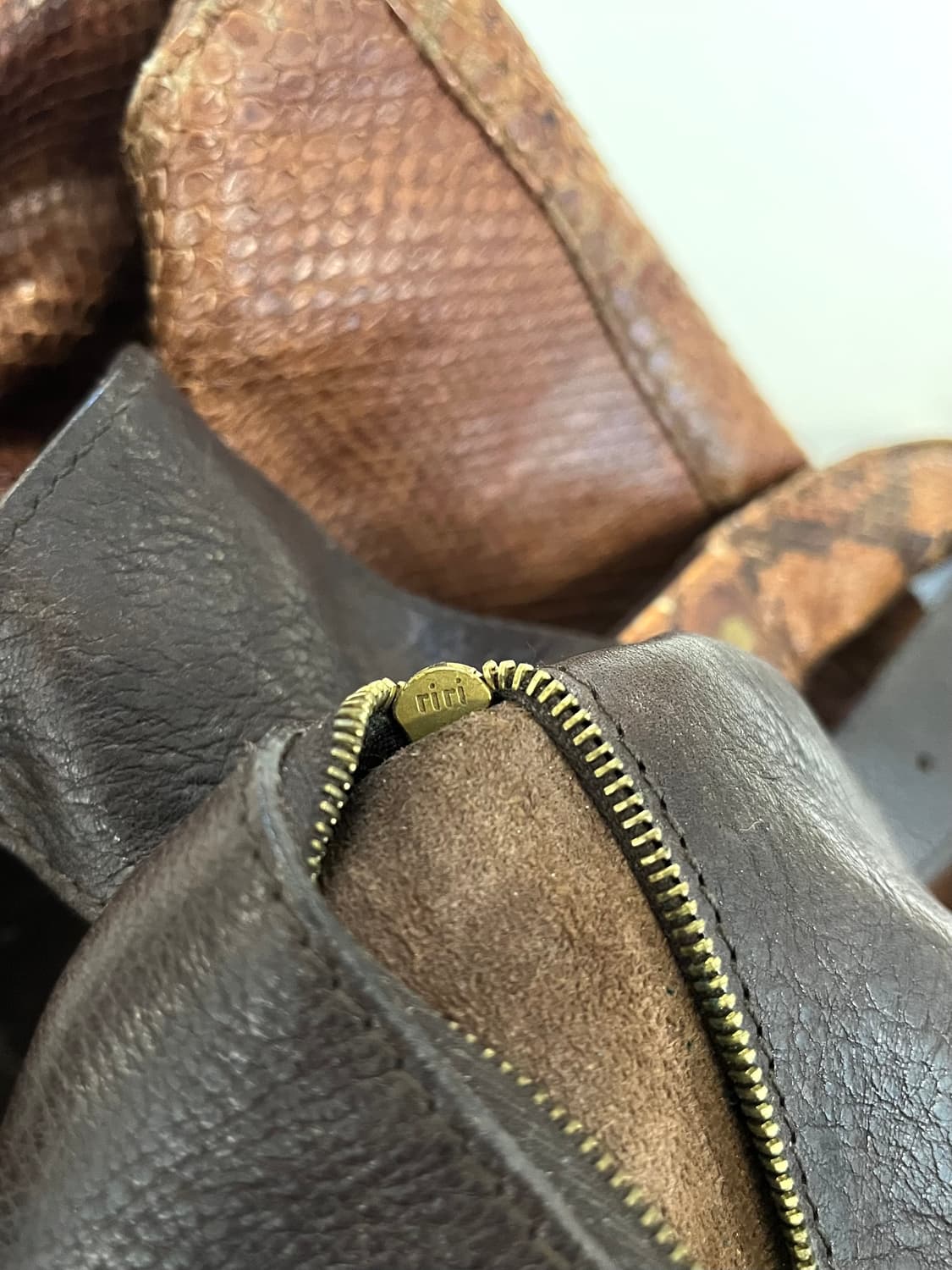 멀버리 파이톤 레더 록산느백 상품이미지7