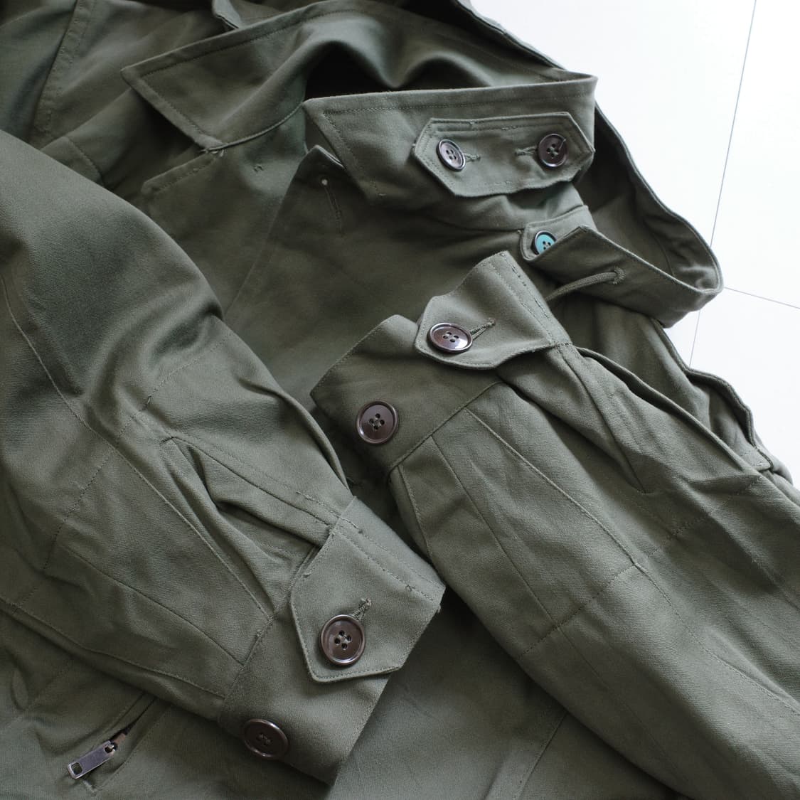 60s 프랑스군 M64 사틴 300 필드 파카 108L 상품이미지9