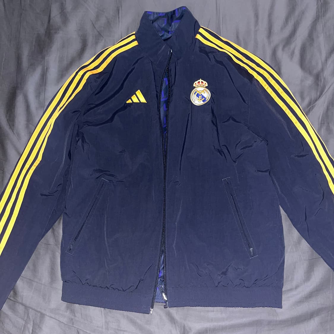 아디다스 레알 마드리드 앤썸 자켓 레전드 잉크 m사이즈 상품이미지1