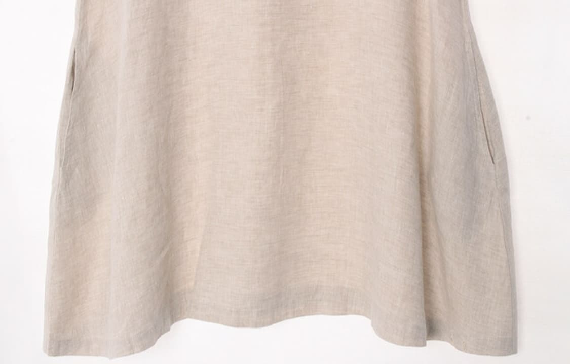 포켓 루즈 린넨 원피스 상품이미지6