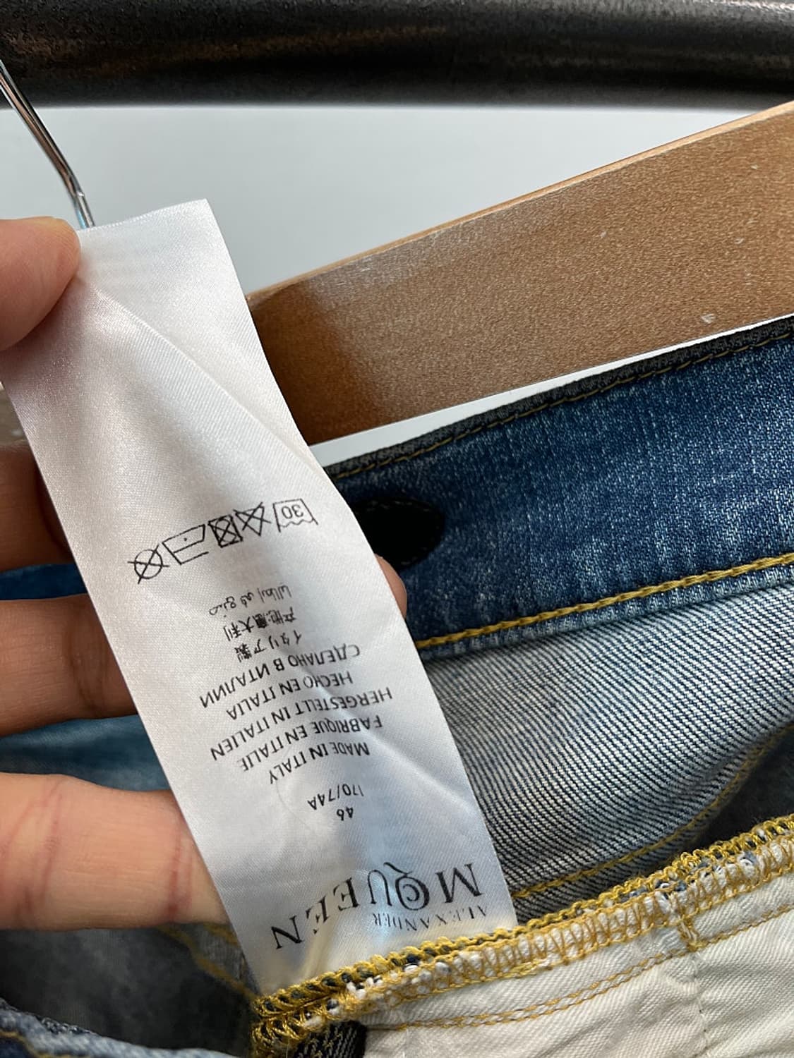 29) 알렉산더맥퀸 스판 크롭팬츠  상품이미지7