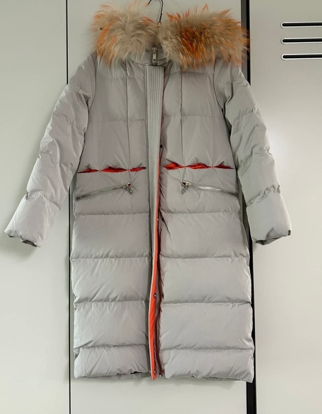 구스 다운 롱 패딩 상품이미지1