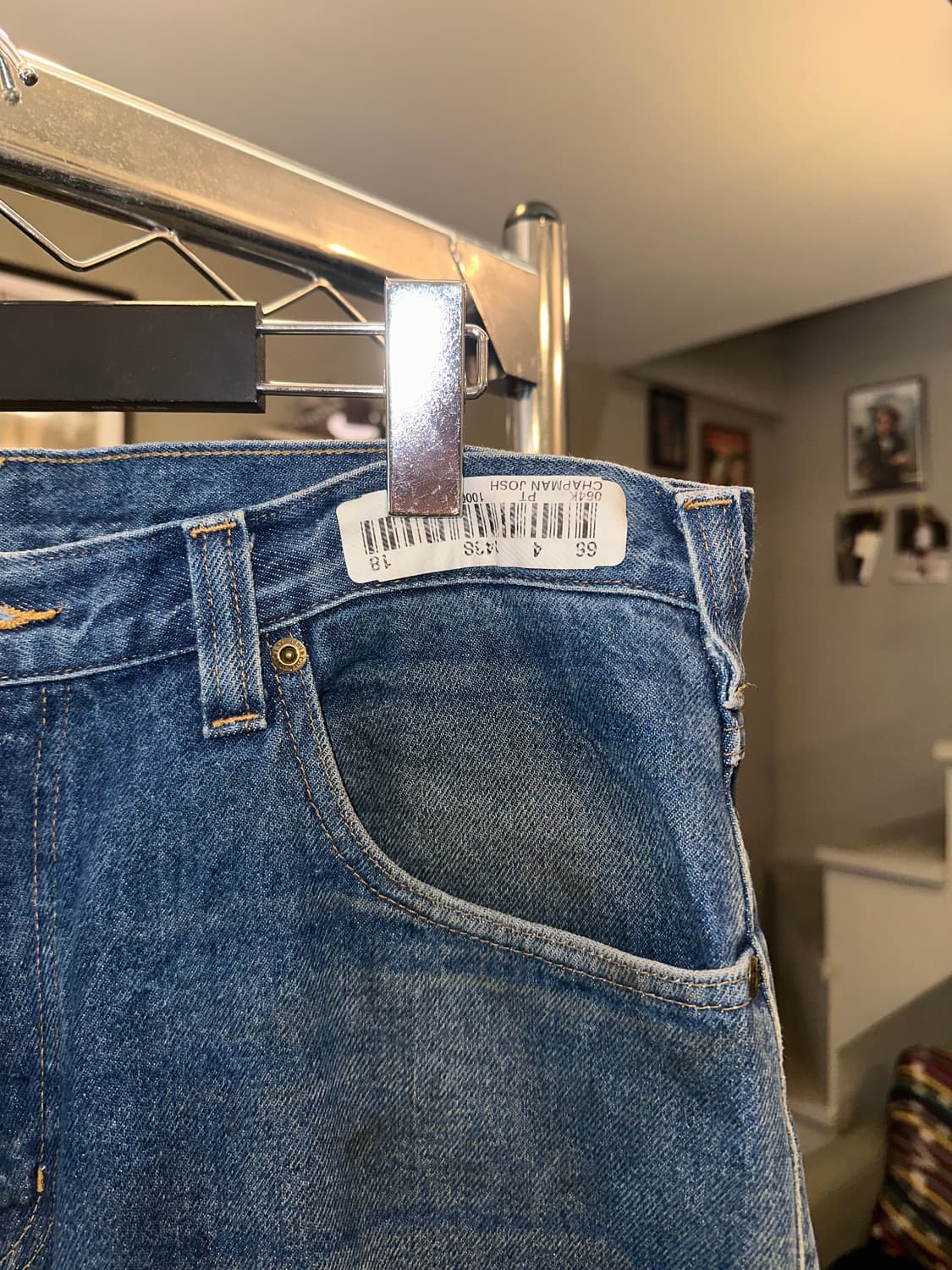 00’s Carhartt Worker oily denim pants 상품이미지6